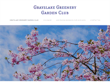 Tablet Screenshot of grayslakegreenerygardenclub.org
